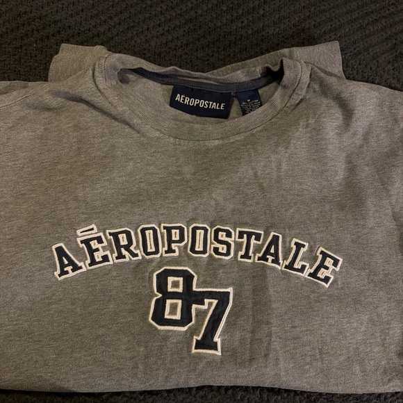 Aeropostale Charcoal Long Sleeve Tee - Picture 3 of 4
